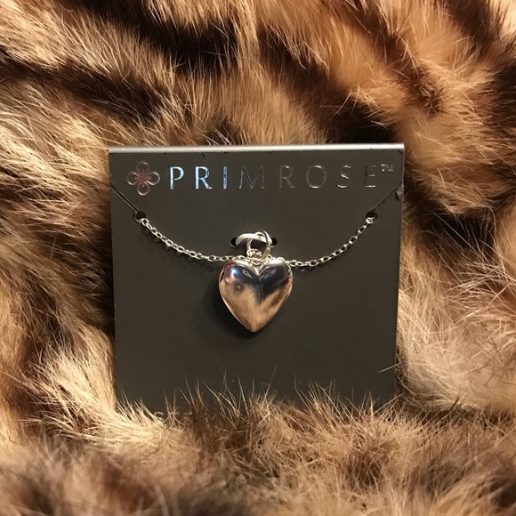 Primrose stunning sterling silver heart necklace - Picture 2 of 2